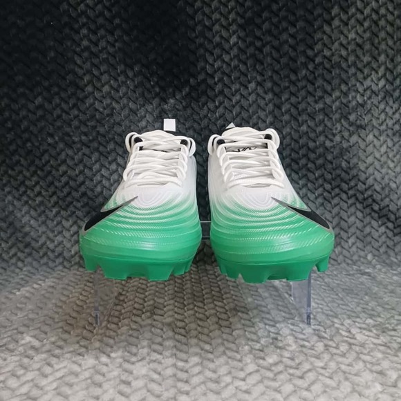 Nike Vapor Speed 3 White Green Football Cleats HM8849-100 Men's Size 12 - Picture 4 of 9